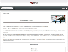 Tablet Screenshot of chinatour.fr